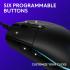 Logitech G203 LIGHTSYNC RGB Wired Gaming Mouse – 8,000 DPI, Rainbow Optical Effect, Black